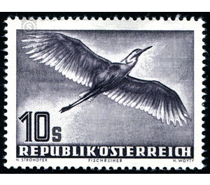 birds  - Austria / II. Republic of Austria 1953 - 10 Shilling