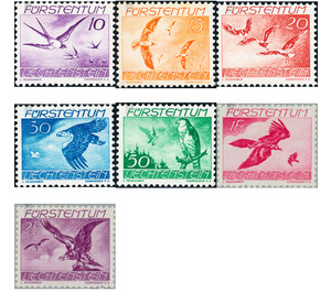 birds  - Liechtenstein 1939 Set