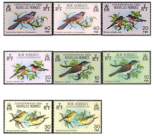 Birds - Melanesia / New Hebrides 1980 Set