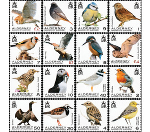 Birds of Alderney Definitives (2020) - Alderney 2020 Set