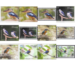 Birds of the World: Kingfishers (2020) - Polynesia / Cook Islands 2020 Set