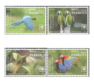 Birds of the World: Parrots (2019) - Polynesia / Penrhyn 2019 Set