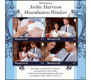 Birth of Archie Harrison Mountbatten-Windsor - Caribbean / Montserrat 2019