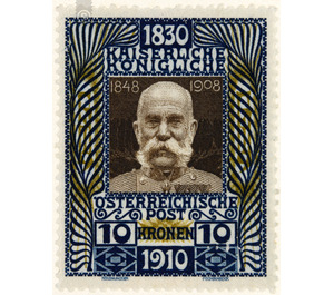 birthday  - Austria / k.u.k. monarchy / Empire Austria 1910 - 10 Krone