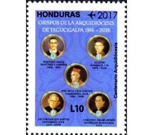 Bishops of the Arquidiócisis of Tegucigalpa - Central America / Honduras 2017 - 10