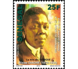 Blaise Diagne (1872-1934) - West Africa / Senegal 2014 - 25