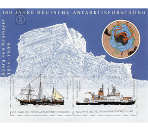 Block edition: 100 years German Antarctic research  - Germany / Federal Republic of Germany 2001
