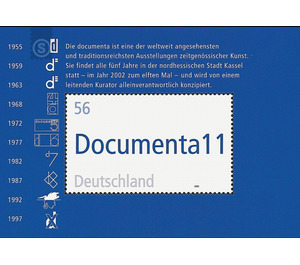 Block edition: 11th Documenta, Kassel  - Germany / Federal Republic of Germany 2002