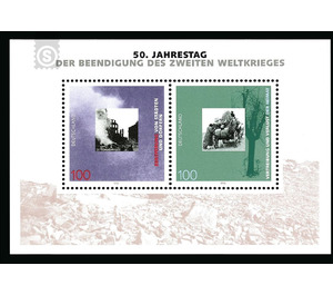 Block edition: 50th anniversary of the end of World War II  - Germany / Federal Republic of Germany 1995