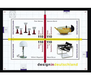 Block edition: Design in Germany  - Germany / Federal Republic of Germany 1998