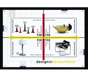 Block edition: Design in Germany  - Germany / Federal Republic of Germany 1998