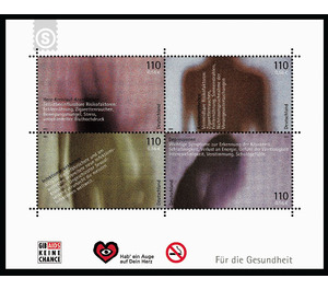 Block edition: For health  - Germany / Federal Republic of Germany 2001