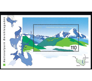 Block edition: German Nature and National Park   - Germany / Federal Republic of Germany 1999