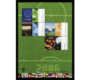 Block edition soccer world championship  - Germany / Federal Republic of Germany 2006