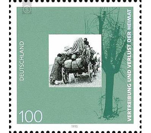 block stamp: 50th anniversary of the end of the second world war  - Germany / Federal Republic of Germany 1995 - 100 Pfennig