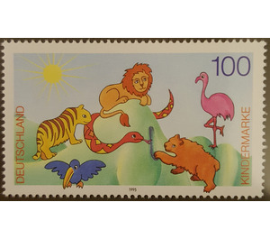 Block stamp: for us children  - Germany / Federal Republic of Germany 1995 - 100 Pfennig