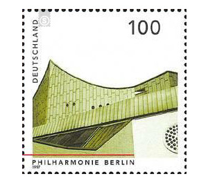 Block stamp: german architecture after 1945  - Germany / Federal Republic of Germany 1997 - 100 Pfennig