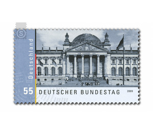block stamp: German Bundestag and Bundesrat  - Germany / Federal Republic of Germany 2009 - 55 Euro Cent