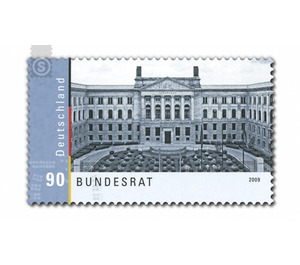 block stamp: German Bundestag and Bundesrat  - Germany / Federal Republic of Germany 2009 - 90 Euro Cent