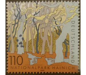 block stamp: German National and Nature Parks - National Park Hainich  - Germany / Federal Republic of Germany 2000 - 110 Pfennig