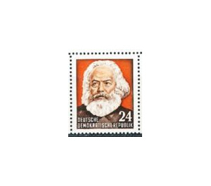 Block stamp: Karl Marx year  - Germany / German Democratic Republic 1953 - 24 Pfennig