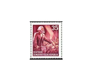 Block stamp: Karl Marx year  - Germany / German Democratic Republic 1953 - 35 Pfennig