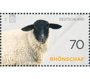 Block stamp: Old and endangered livestock breeds in Germany  - Germany / Federal Republic of Germany 2016 - 70 Euro Cent