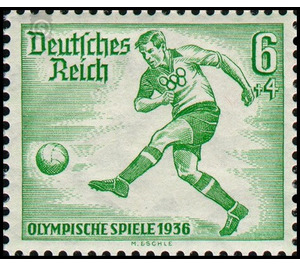 Block stamp Olympic Summer Games Berlin  - Germany / Deutsches Reich 1936 - 6 Reichspfennig