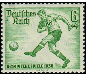 Block stamp Olympic Summer Games Berlin  - Germany / Deutsches Reich 1936 - 6 Reichspfennig