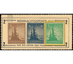Blockausgabe  - Germany / Sovj. occupation zones / Thuringia 1945 - 5 Pfennig