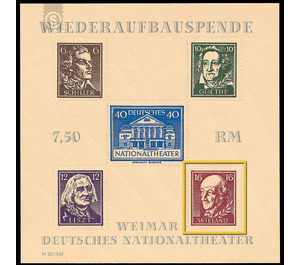 Blockausgabe  - Germany / Sovj. occupation zones / Thuringia 1946 - 16 Pfennig