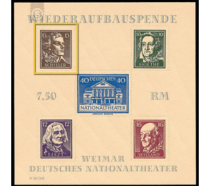 Blockausgabe  - Germany / Sovj. occupation zones / Thuringia 1946 - 6 Pfennig