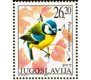 Blue Tit (Parus caeruleus) - Yugoslavia 2002 - 26.20