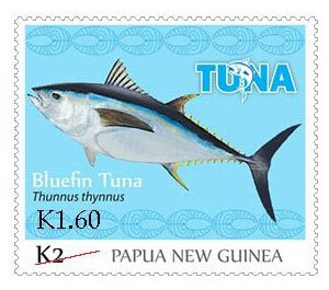 Bluefin Tuna (Thunnus Thynnus) - Melanesia / Papua and New Guinea / Papua New Guinea 2020 - 1.60