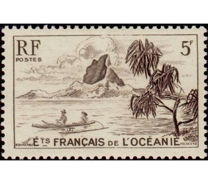 Boat at sea - Polynesia / French Oceania 1948 - 5