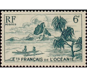 Boat at sea - Polynesia / French Oceania 1948 - 6