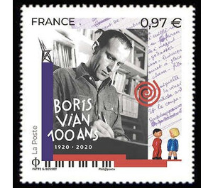 Boris Vian, Poet and Lyricist - France 2020 - 0.97