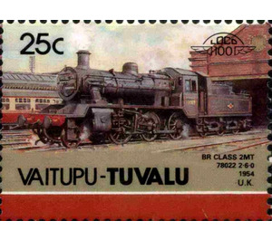 BR Class 2MT 78022 2-6-0 1954 UK - Polynesia / Tuvalu, Vaitupu 1986