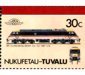 BR Class 89 No.89001 Co-Co 1987 UK - Polynesia / Tuvalu, Nukufetau 1987