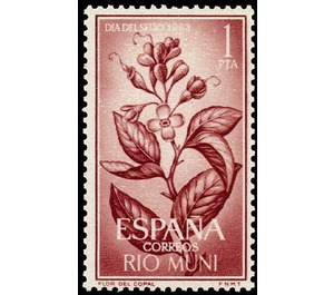 Branch of copal - Central Africa / Equatorial Guinea  / Rio Muni 1964 - 1