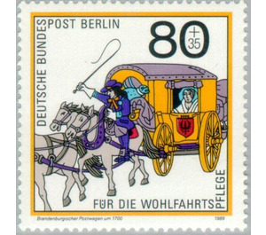 Brandenburg mail car (approx. 1700) - Germany / Berlin 1989