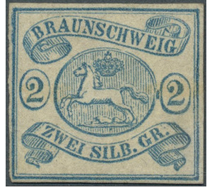 Braunschweig coat of arms - Germany / Old German States / Brunswick 1852 - 2