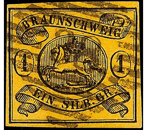 Braunschweig coat of arms - Germany / Old German States / Brunswick 1853 - 1