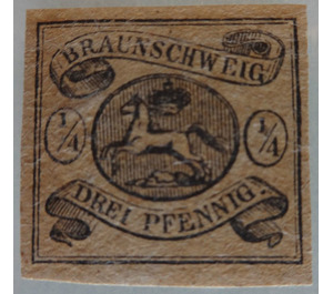 Braunschweig coat of arms - Germany / Old German States / Brunswick 1856
