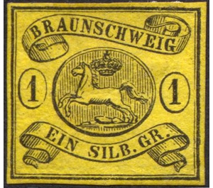 Braunschweig coat of arms - Germany / Old German States / Brunswick 1861 - 1