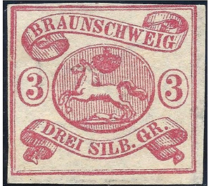 Braunschweig coat of arms - Germany / Old German States / Brunswick 1862 - 3