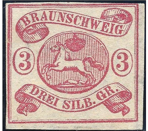 Braunschweig coat of arms - Germany / Old German States / Brunswick 1862 - 3