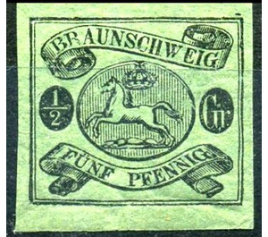 Braunschweig coat of arms - Germany / Old German States / Brunswick 1863