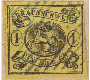 Braunschweig coat of arms - Germany / Old German States / Brunswick 1864 - 1