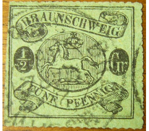 Braunschweig coat of arms - Germany / Old German States / Brunswick 1864